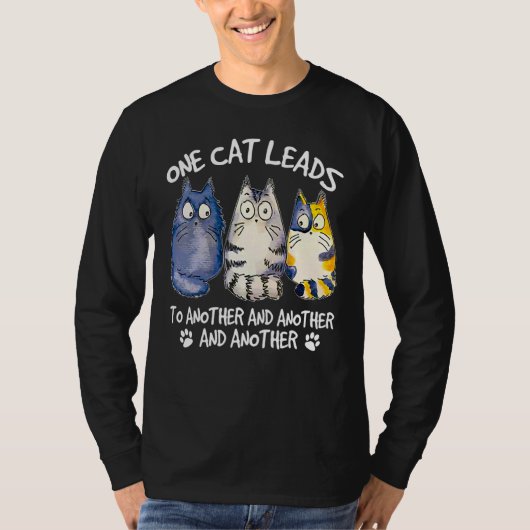 Cat Cat Kitten Hangover T-Shirt (Vorderseite)