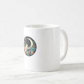 Cat Celestial Mystical Sukkulente Pflanze Hexe Ret Kaffeetasse (VorderseiteRechts)