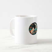 Cat Celestial Mystical Sukkulente Pflanze Hexe Ret Kaffeetasse (Vorderseite Links)