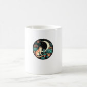 Cat Celestial Mystical Sukkulente Pflanze Hexe Ret Kaffeetasse (Mittel)