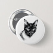 Cat Charcoal Button (Vorne & Hinten)