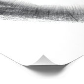 Cat Charcoal Poster (Ecke)