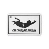 Cat Charge Station Bath Mat Badematte (Vorderseite)
