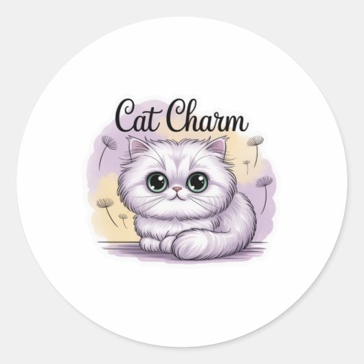 Cat Charm Sticker (Vorderseite)