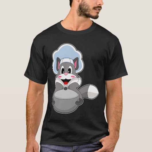 Cat Chef Cooking pot T-Shirt (Vorderseite)
