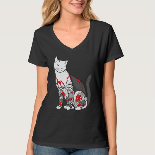 Cat Cherry T-Shirt (Vorderseite)