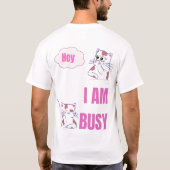 Cat-ching Einige ZZZ T-Shirt (Rückseite)