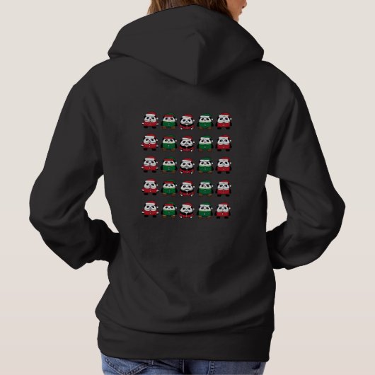 Cat Christmas - Adorable and Festive Feline Design Hoodie (Rückseite)