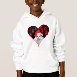 Cat Christmas - Adorable and Festive Feline Design Hoodie