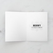 Cat Christmas Card Bohemisch Catsody Karte (Innenseite)