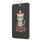 Cat Christmas Cutie Cats Christmas T-Shirt for Men Autolufterfrischer (Links)