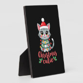 Cat Christmas Cutie Cats Christmas T-Shirt for Men Fotoplatte (Seite)