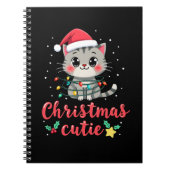 Cat Christmas Cutie Cats Christmas T-Shirt for Men Notizblock (Vorderseite)