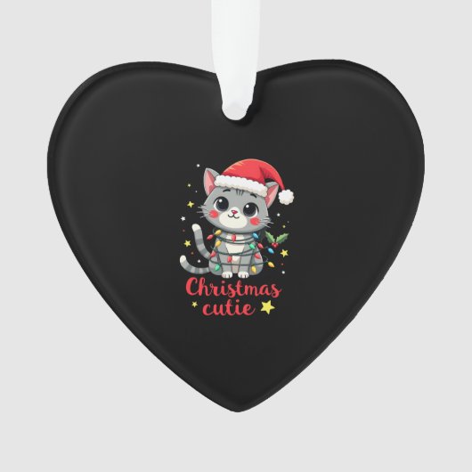 Cat Christmas Cutie Cats Christmas T-Shirt for Men Ornament (Vorderseite)