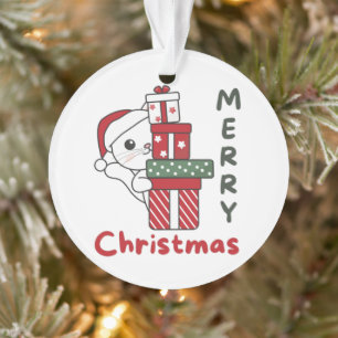 Cat Christmas Gift Winter Animals Cats Ornament