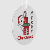 Cat Christmas Gift Winter Animals Cats Ornament (Vorderseite)
