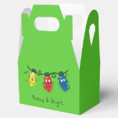 Cat Christmas Lights Funny Meowy und hell Geschenkschachtel (Geöffnet)