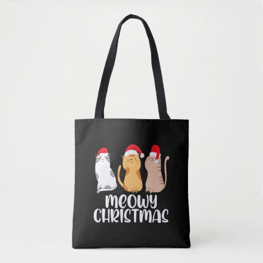 Cat Christmas - Meow Christmas X-Mas Tasche (Vorderseite)