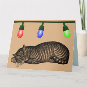 CAT CHRISTMAS MEOWY BIG CARD KARTE