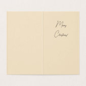 Cat Christmas Merry Holly Kitten Antique Art (Innenseite Aufgefaltet)