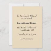 Cat Christmas Merry Holly Kitten Antique Art Einladung (Rückseite)