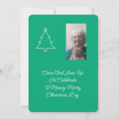 Cat Christmas Party Einladung (Vorderseite)