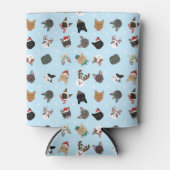 Cat Christmas Pattern Dosenkühler (Vorderseite)