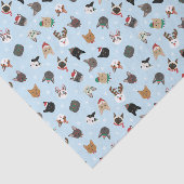 Cat Christmas Pattern Seidenpapier (Ausschnitt)