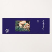 Cat Christmas Photo text customize Yogamatte (Vorderseite (Horizontal))
