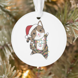 Cat Christmas Snow Winter Animals Cats Ornament