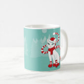 Cat Christmas Stimmung - Feiertag fertig Kitty Kaffeetasse (VorderseiteRechts)