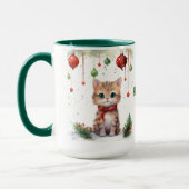 Cat Christmas Tasse (Links)