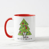 Cat Christmas Tasse (Links)