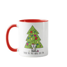 Cat Christmas Tasse