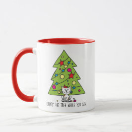 Cat Christmas Tasse