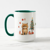 Cat Christmas Tasse (Links)