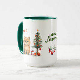 Cat Christmas Tasse