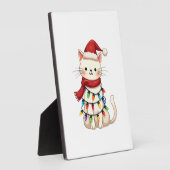 Cat Christmas Tree Christmas (3) Fotoplatte (Seite)