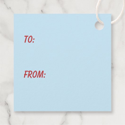 Cat Christmas Tree Geschenkanhänger (Rückseite)