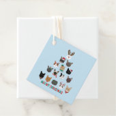 Cat Christmas Tree Geschenkanhänger (Beispiel)