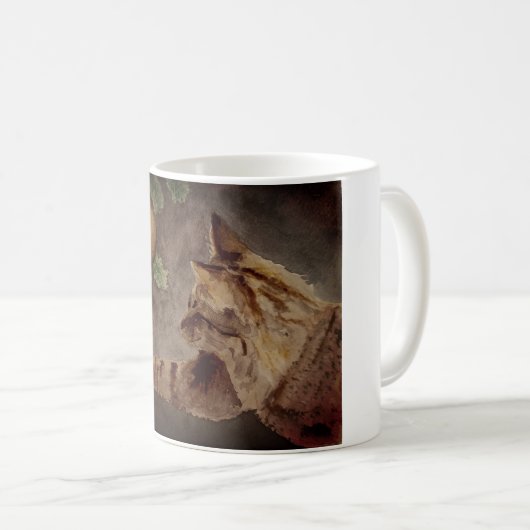 Cat + Christmas tree Kaffeetasse (VorderseiteRechts)