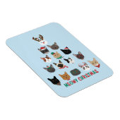 Cat Christmas Tree Magnet (Rechte Seite)
