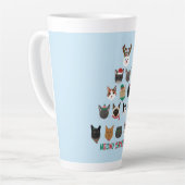 Cat Christmas Tree Milchtasse (Linke Ecke)