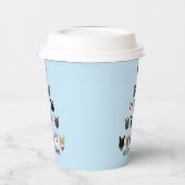 Cat Christmas Tree Pappbecher (Links)