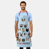 Cat Christmas Tree Schürze (Getragen)