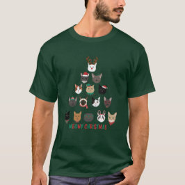 Cat Christmas Tree T-Shirt
