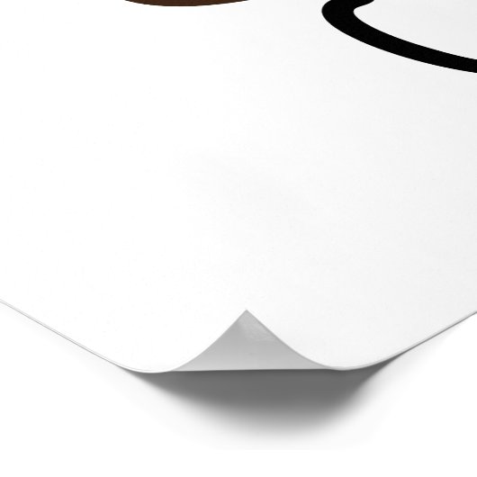 Cat chup Funny Ketchup Pun Poster (Ecke)