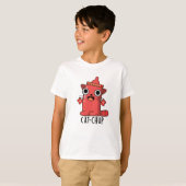 Cat chup Funny Ketchup Pun T-Shirt (Vorne ganz)