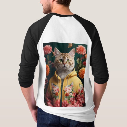 Cat-chy Designs" T-Shirt (Rückseite)