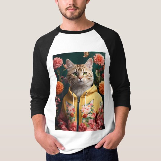 Cat-chy Designs" T-Shirt (Vorderseite)